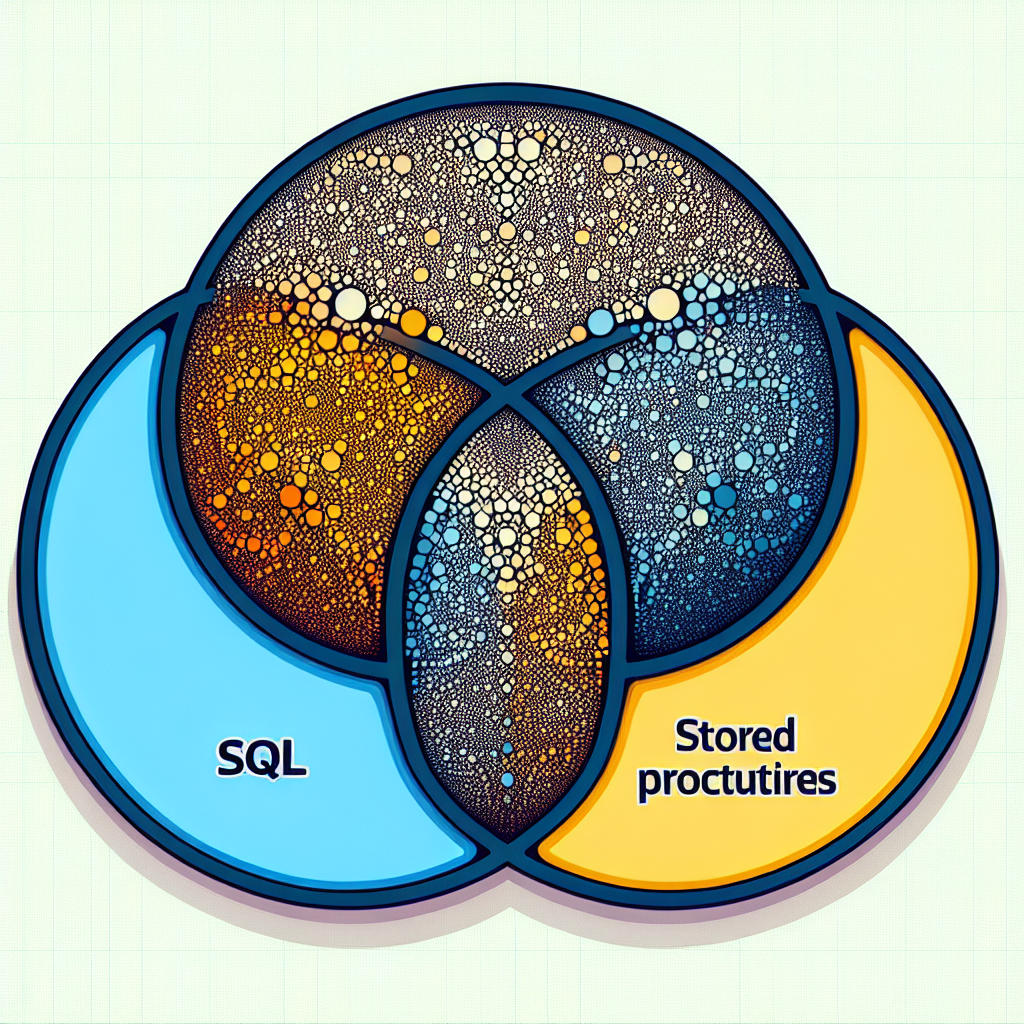 La similitud entre procedimientos almacenados, SQL y Python