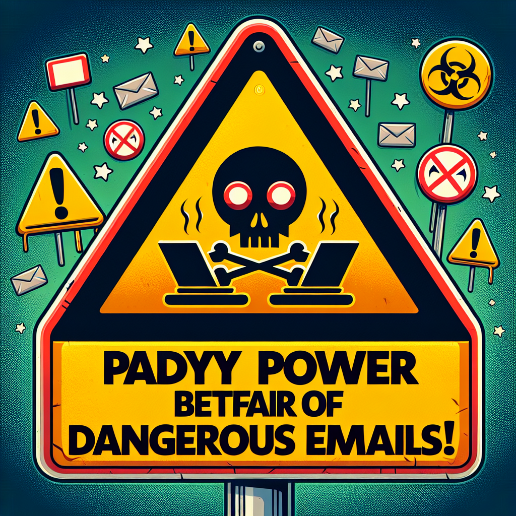 Usuarios de Paddy Power y Betfair, ¡cuidado con los correos electrónicos peligrosos!