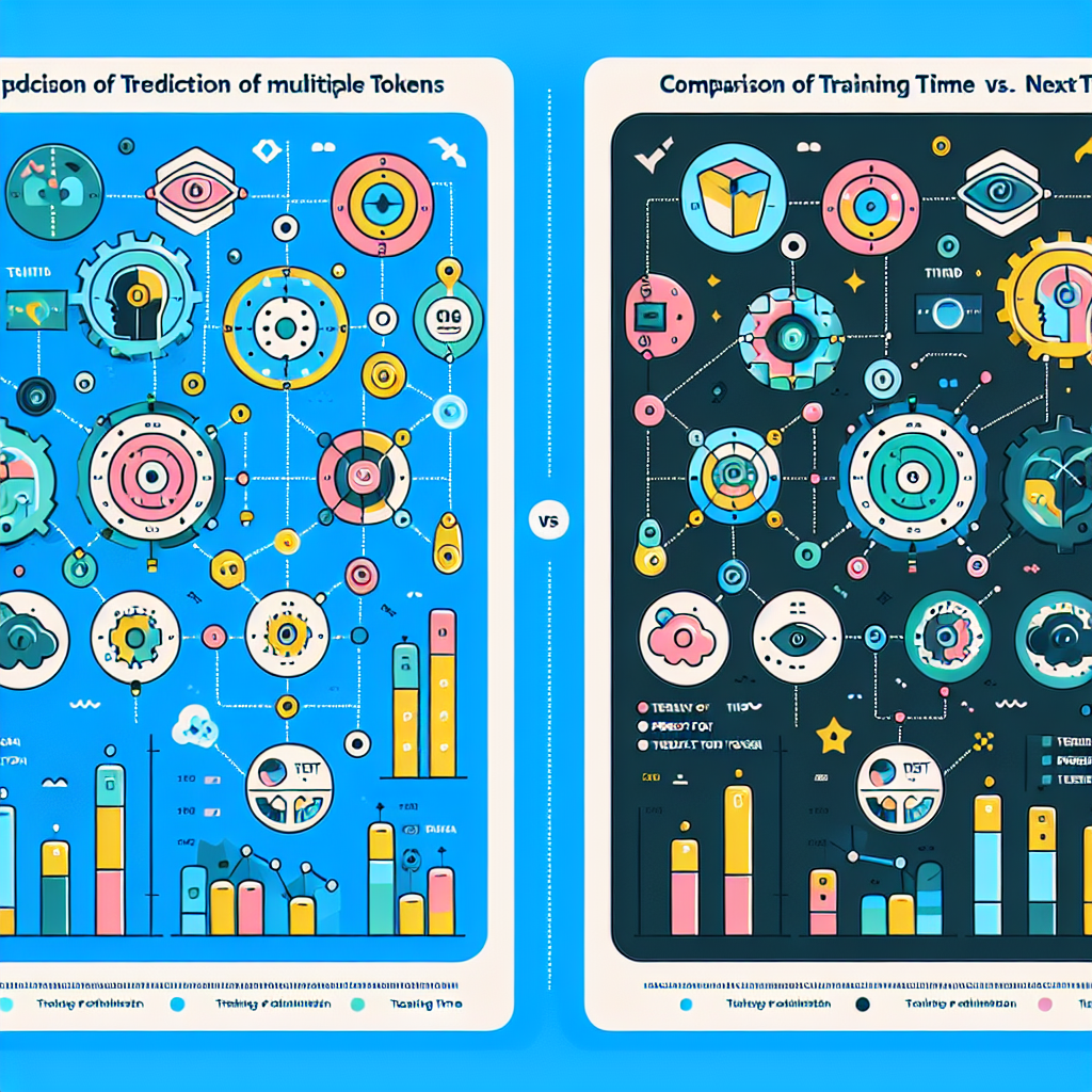 Comparación de Tiempo de Entrenamiento: Predicción de Múltiples Tokens vs. Próximo Token