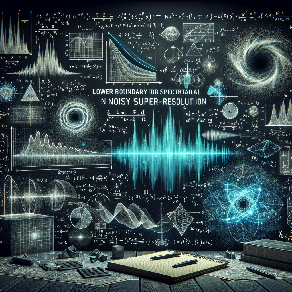 Límite Inferior para Estimación Espectral en Super-Resolución Ruidosa