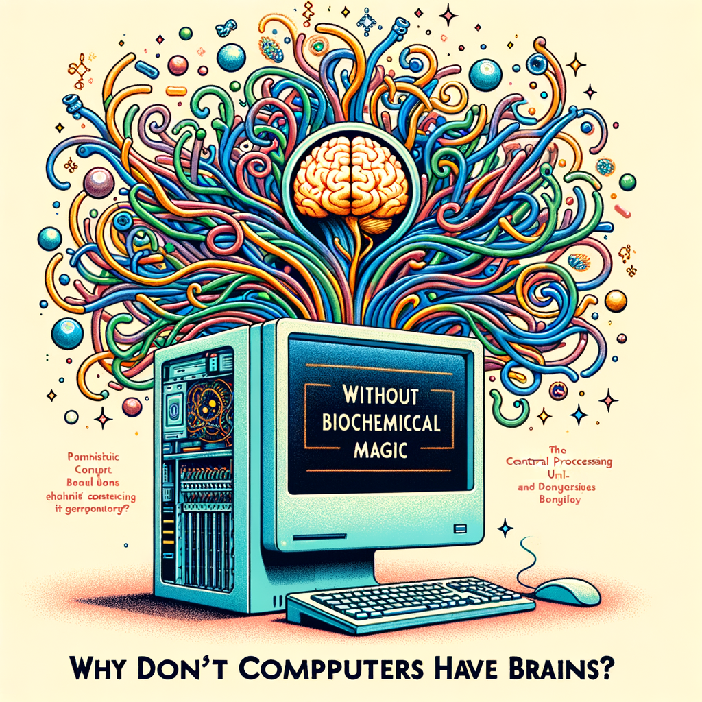 Sin magia bioquímica: ¿Por qué las computadoras no tienen cerebros?