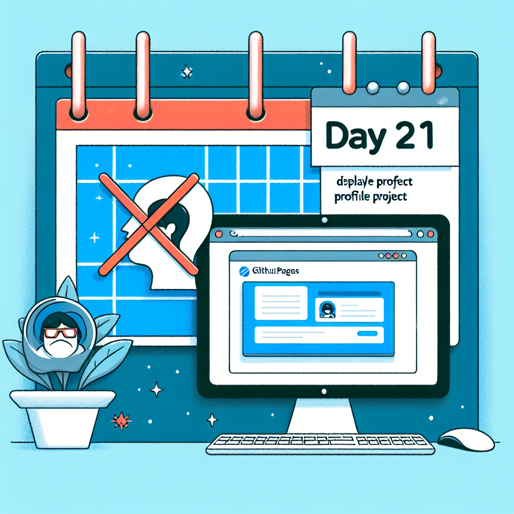 Día 21 - Despliegue del Proyecto de Perfil en GitHub Pages
