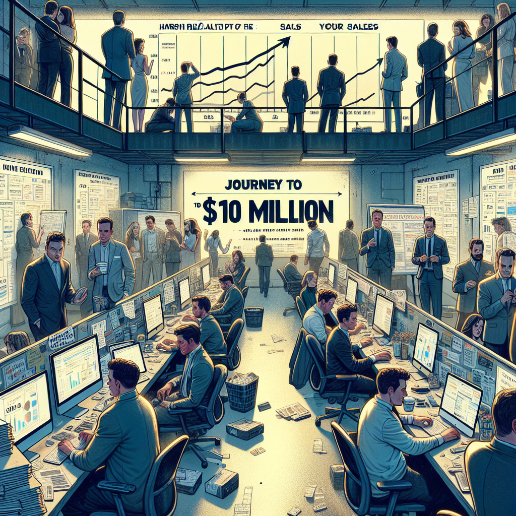 El camino a los $10 millones: la cruda realidad de las ventas en una startup.