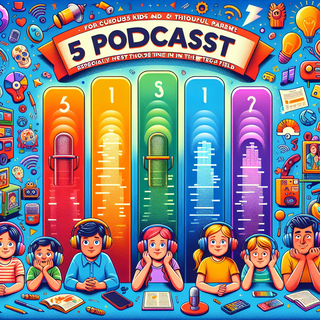 5 Podcasts para Niños Curiosos y Padres Reflexivos (Especialmente los del Ámbito Tecnológico)