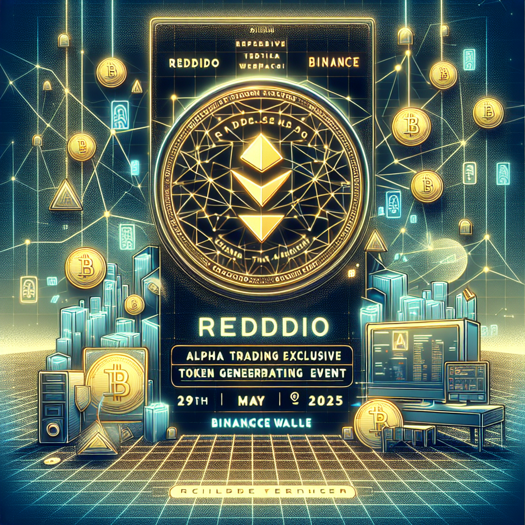 Evento de Generación de Tokens Exclusivos de Reddio y Alpha Trading en Binance Wallet - 29 de mayo de 2025