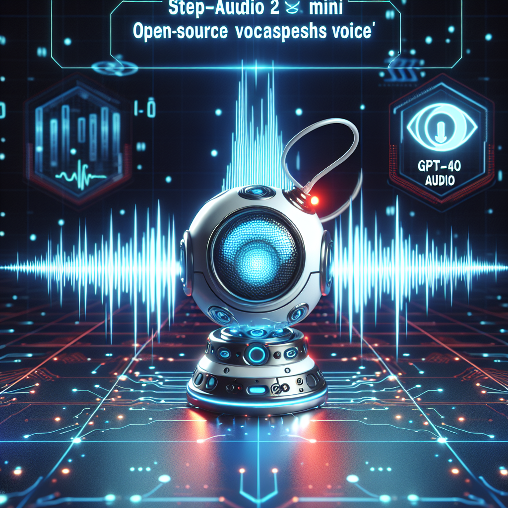 Step-Audio 2 Mini: voz de código abierto supera a GPT-4o-Audio