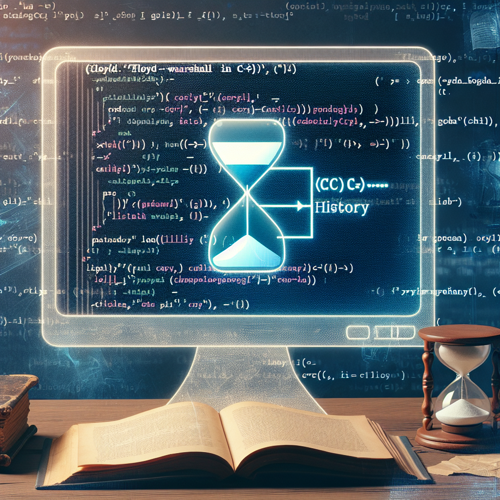 Floyd-Warshall en C++: Historia