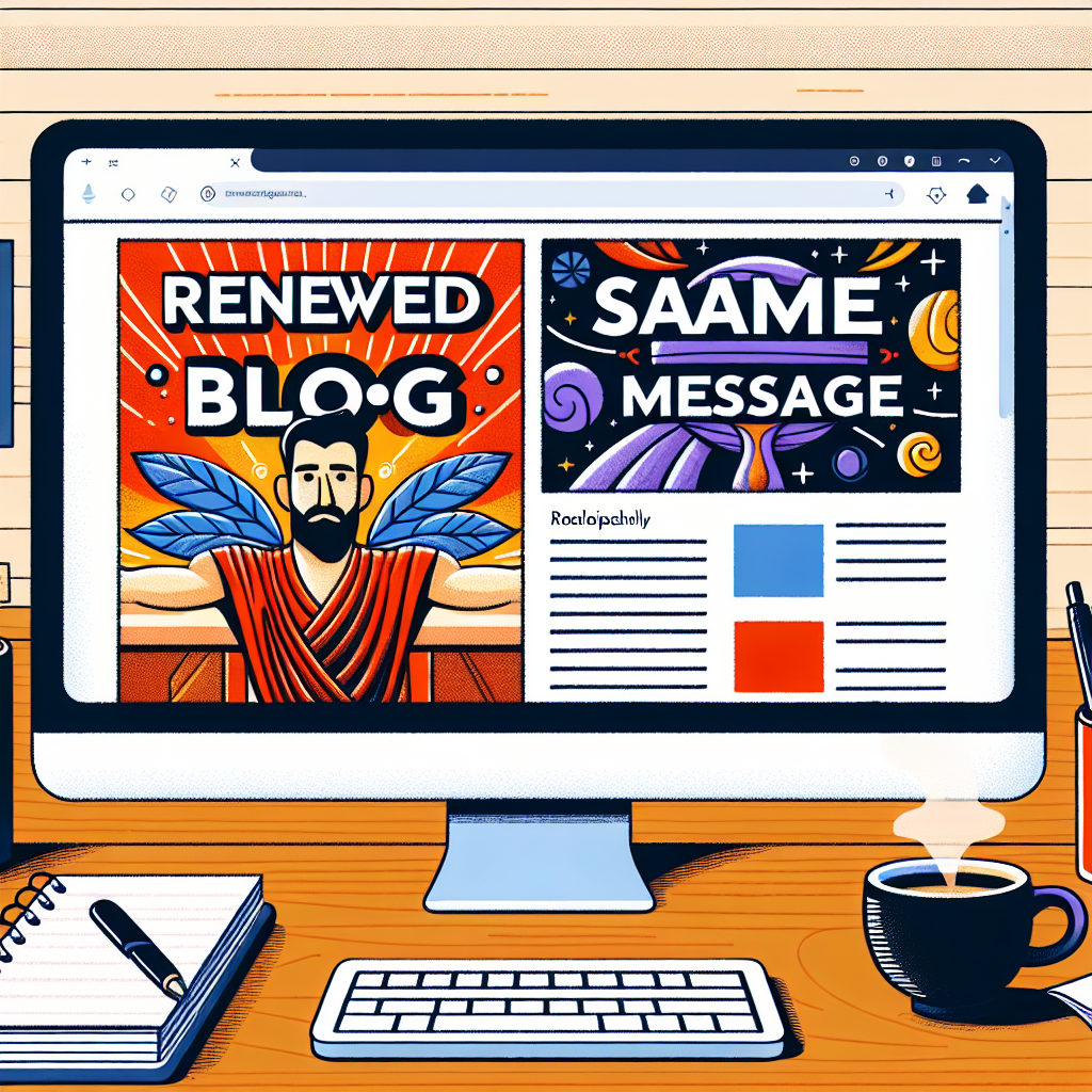 Blog Renovado, Mismo Mensaje