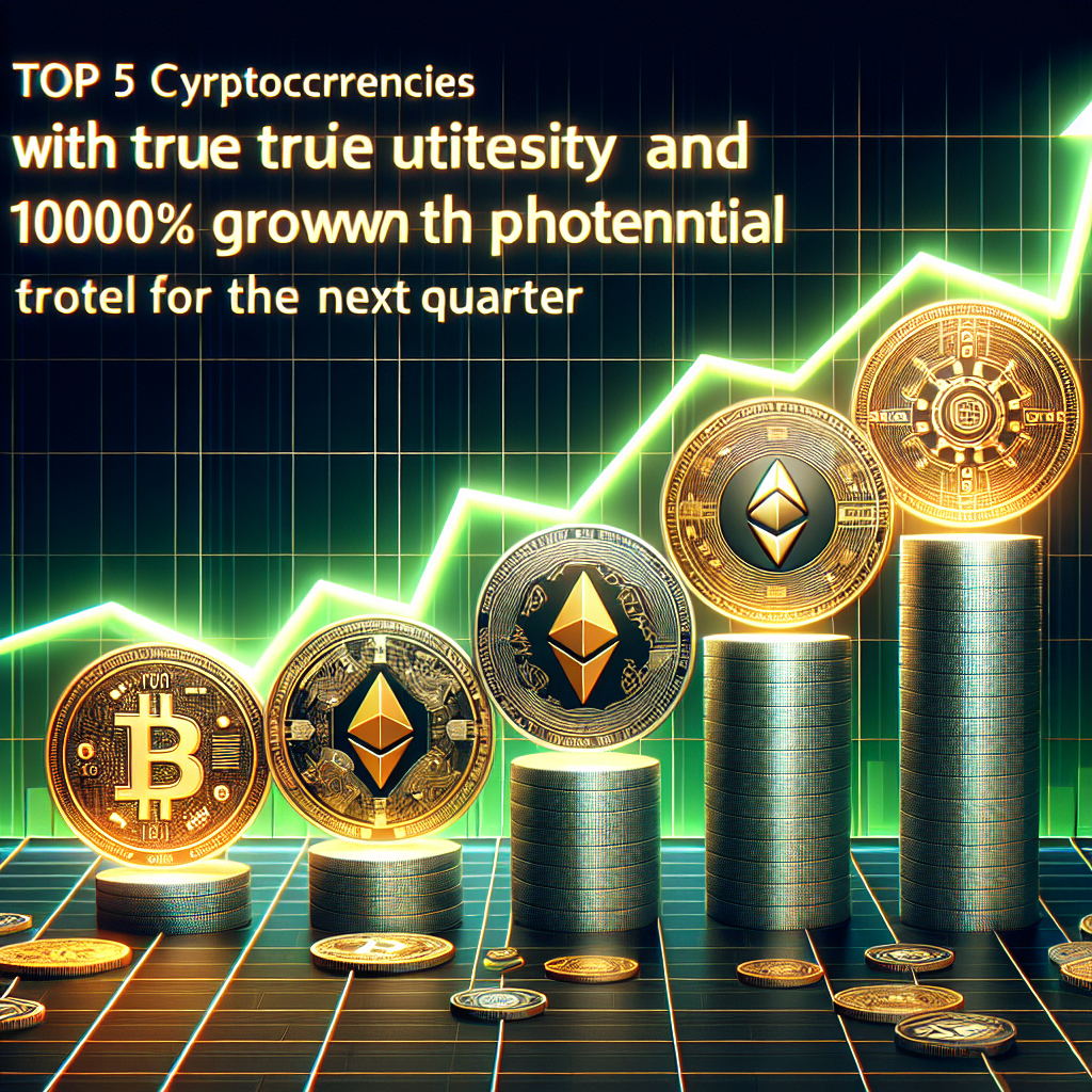 Top 5 Criptomonedas con Verdadera Utilidad y Potencial de Crecimiento del 1000% para el Próximo Trimestre