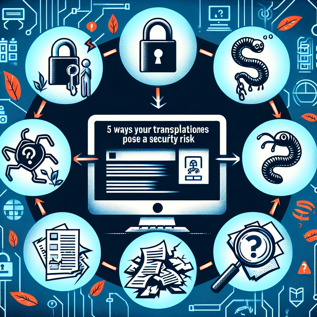 5 Formas en que tus Procesos de Traducción Representan un Riesgo de Seguridad
