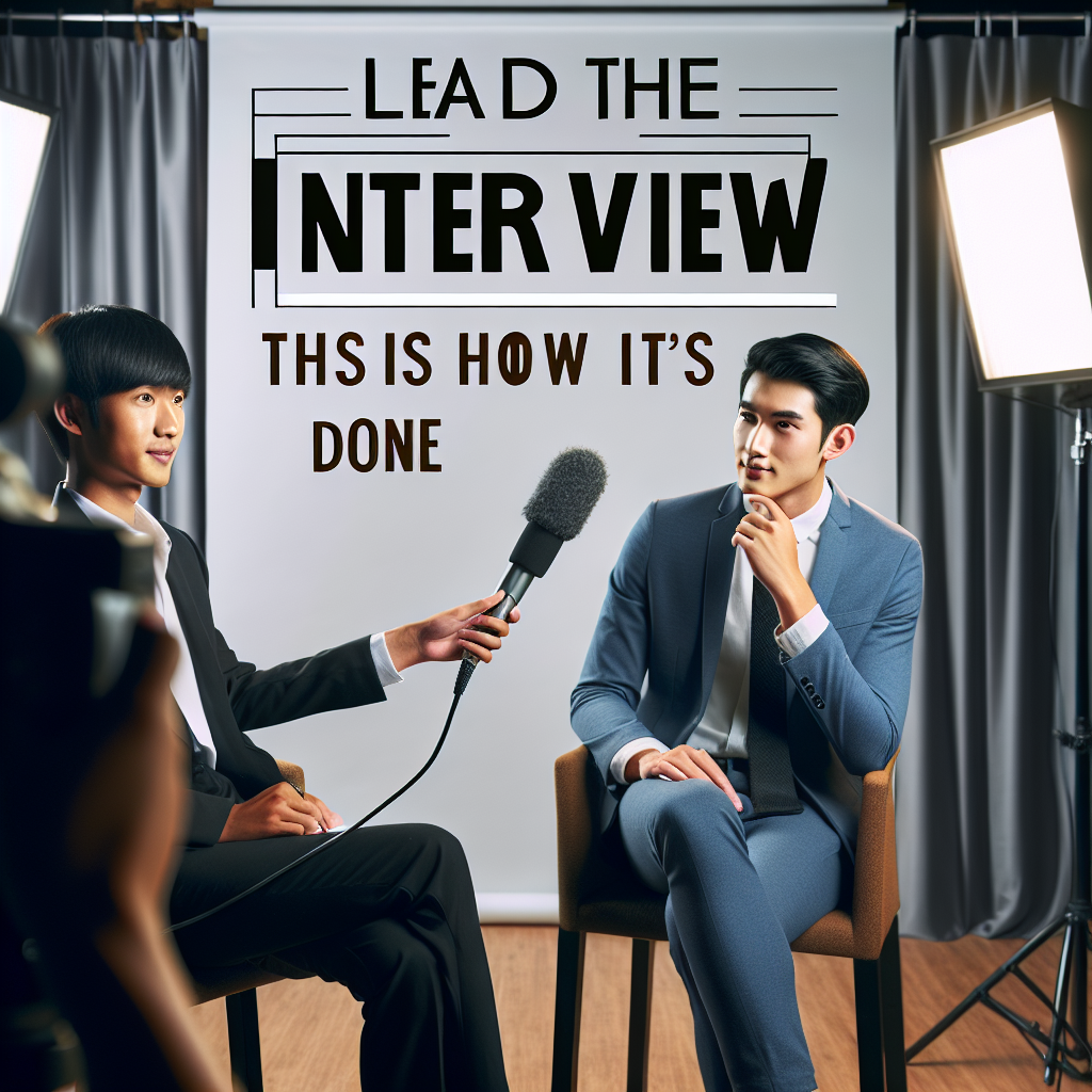 Dirige la entrevista: así se hace