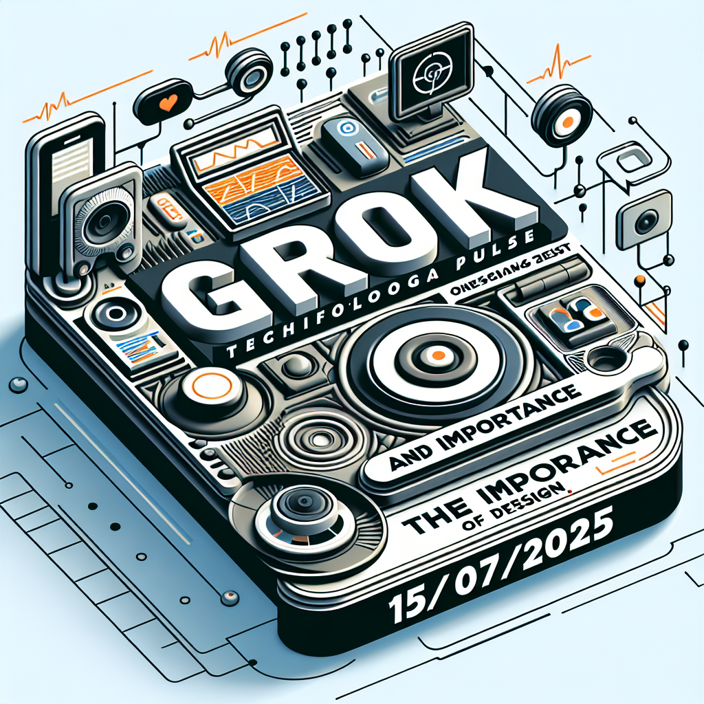 El Pulso Tecnológico: Sobre Grok y la Importancia del Diseño (15/07/2025)