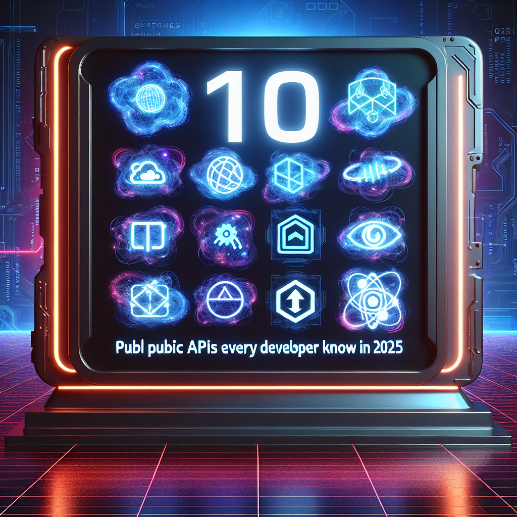 10 APIs públicas que todo desarrollador debe conocer en 2025