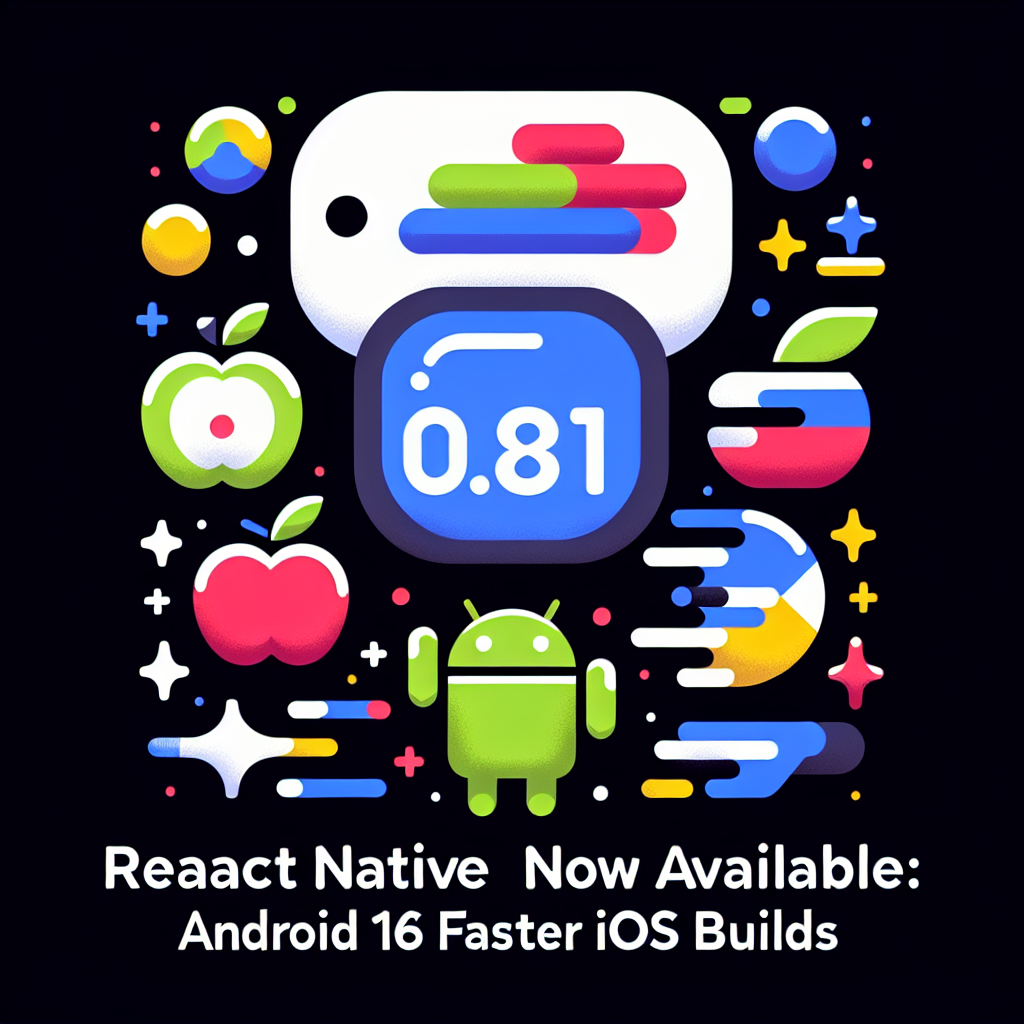 React Native 0.81 ya disponible: Android 16 y compilaciones iOS más rápidas