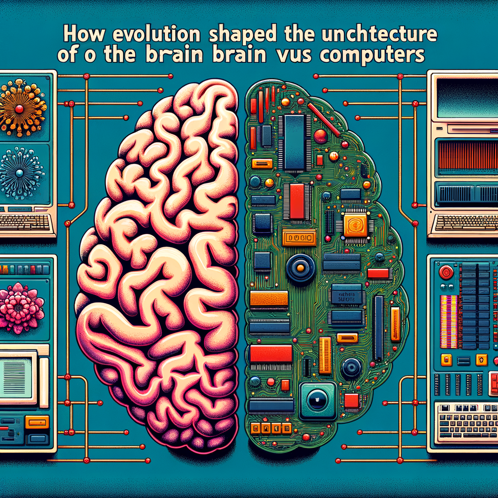 Cómo la evolución moldeó la arquitectura única del cerebro frente a las computadoras