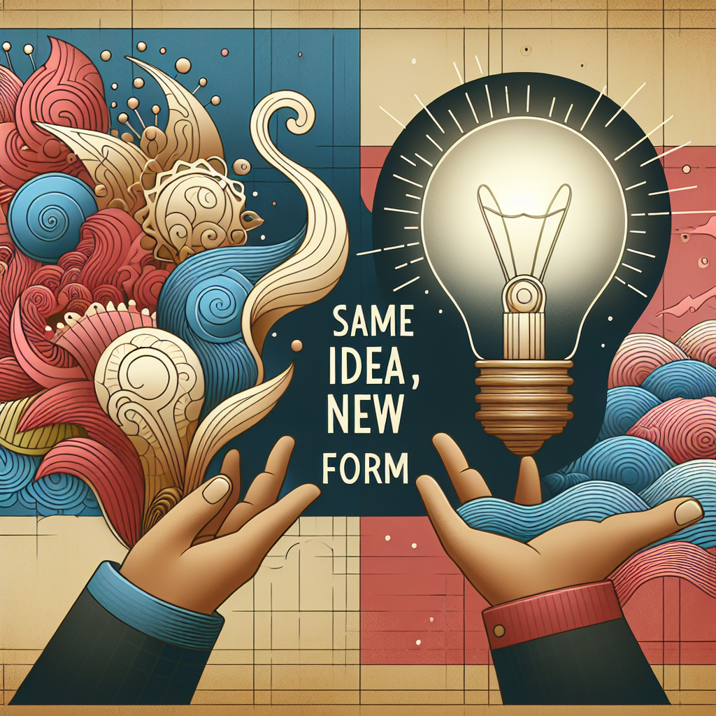 Misma Idea, Nueva Forma