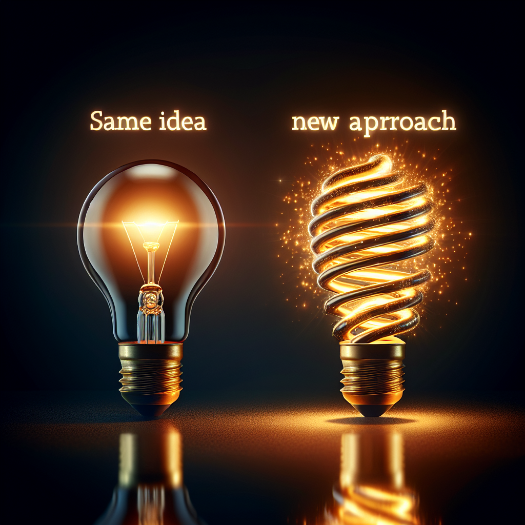 Misma idea, nuevo enfoque
