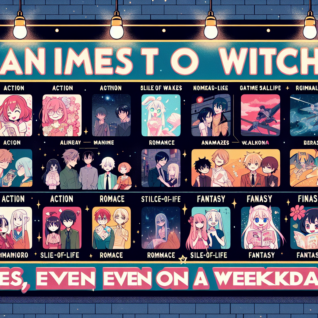 Animes Para Ver en una Noche (Sí, Incluso en un Día de Semana)