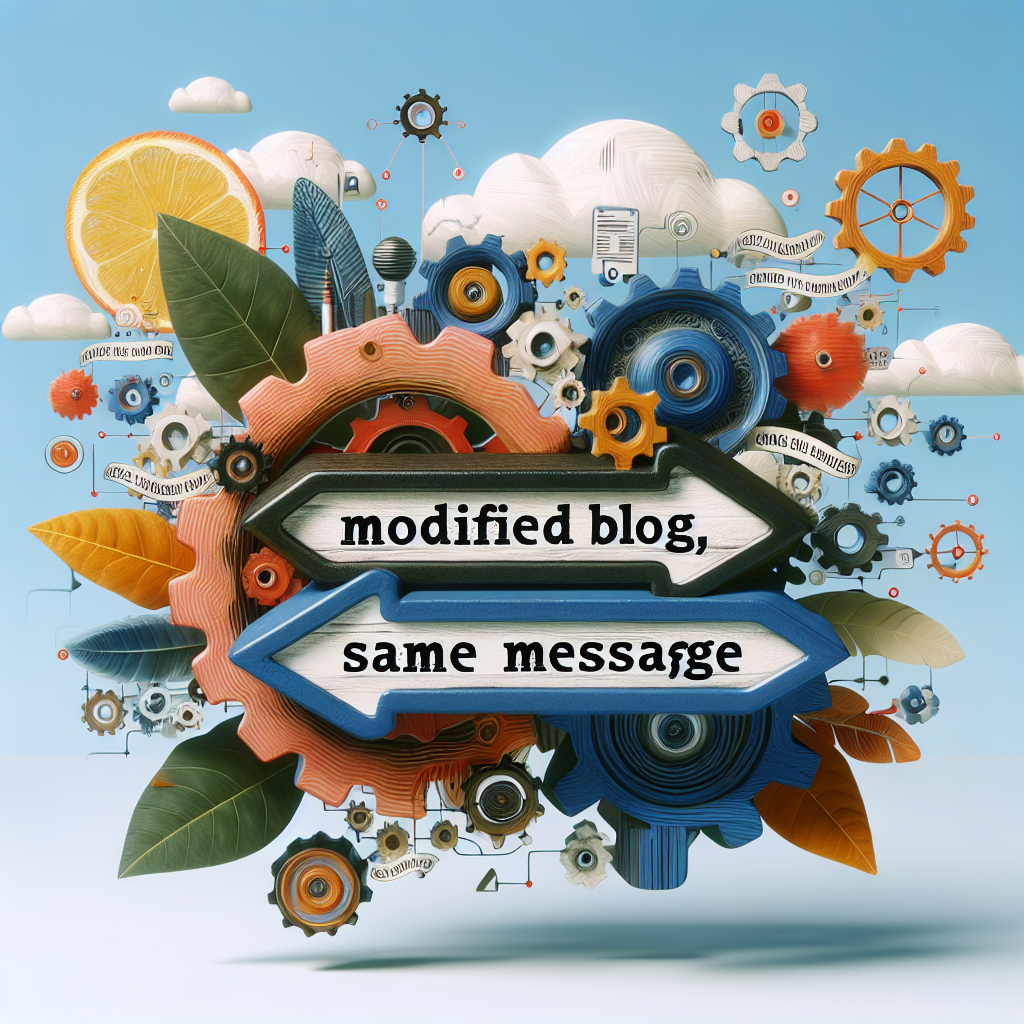 Blog Modificado, Mismo Mensaje