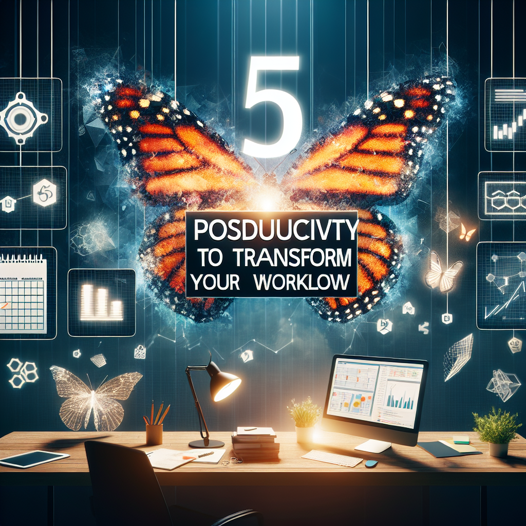 5 Trucos de Productividad para Transformar tu Flujo de Trabajo