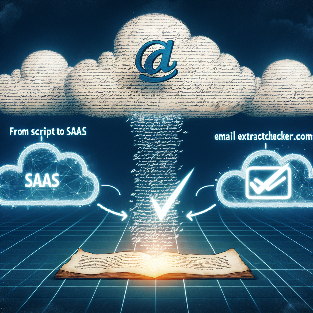 De Script a SaaS: EmailExtractChecker.com