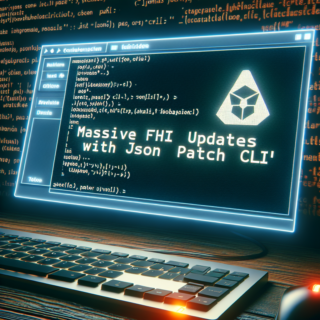 Actualizaciones masivas de FHIR con JSON Patch CLI