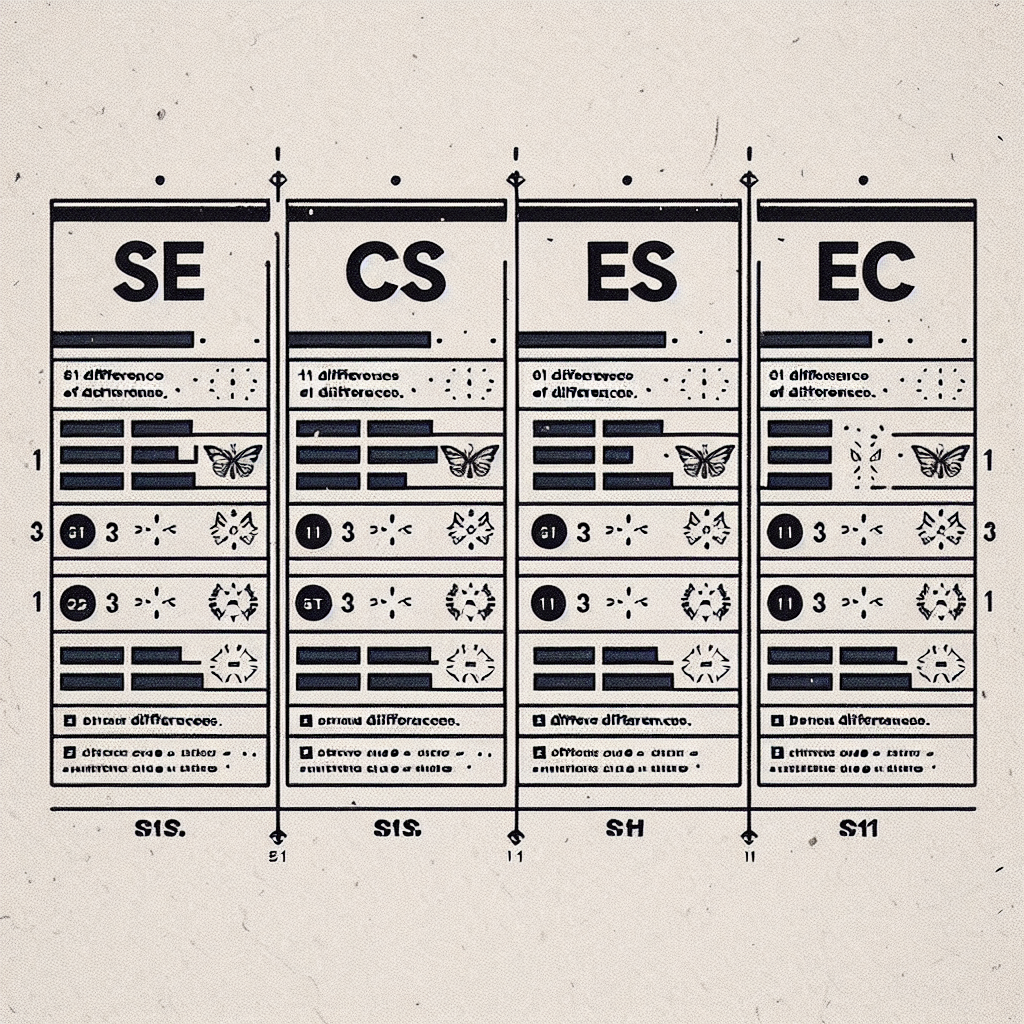 11 Diferencias entre SE, CS y EC