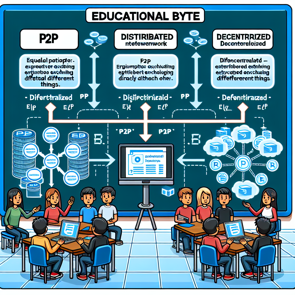 ''Byte Educativo: P2P, Distribuido y Descentralizado - Son Cosas Diferentes''