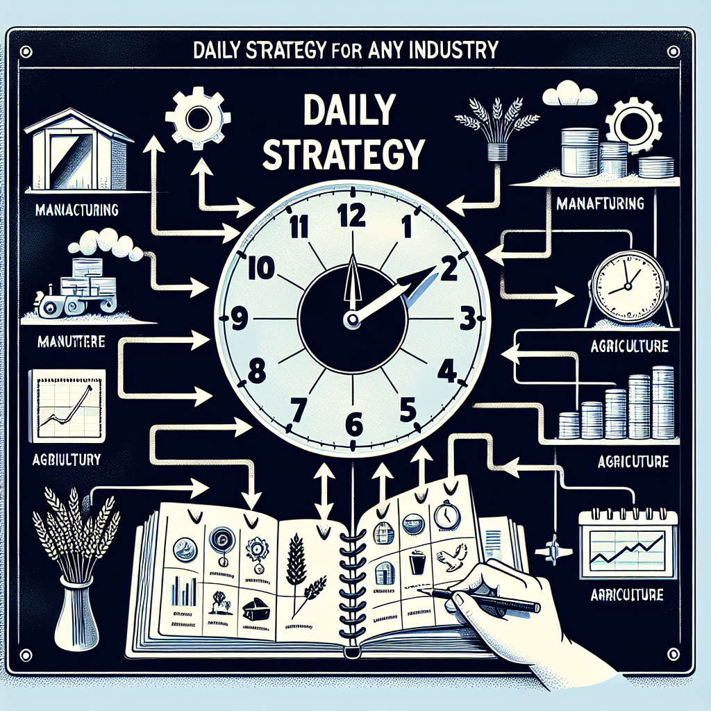 Estrategia diaria para cualquier industria
