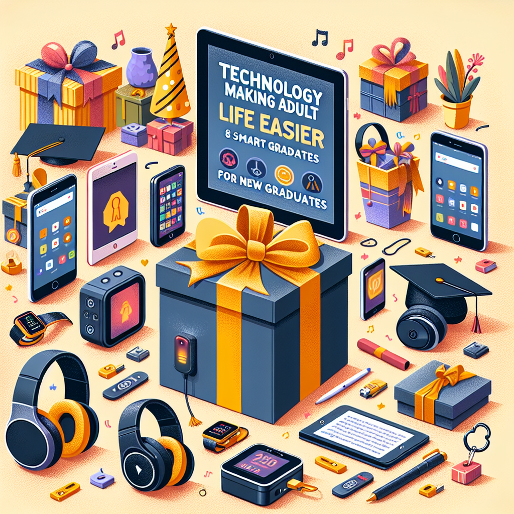 Tecnología para Facilitar la Vida Adulta: 8 Regalos Inteligentes para Nuevos Graduados