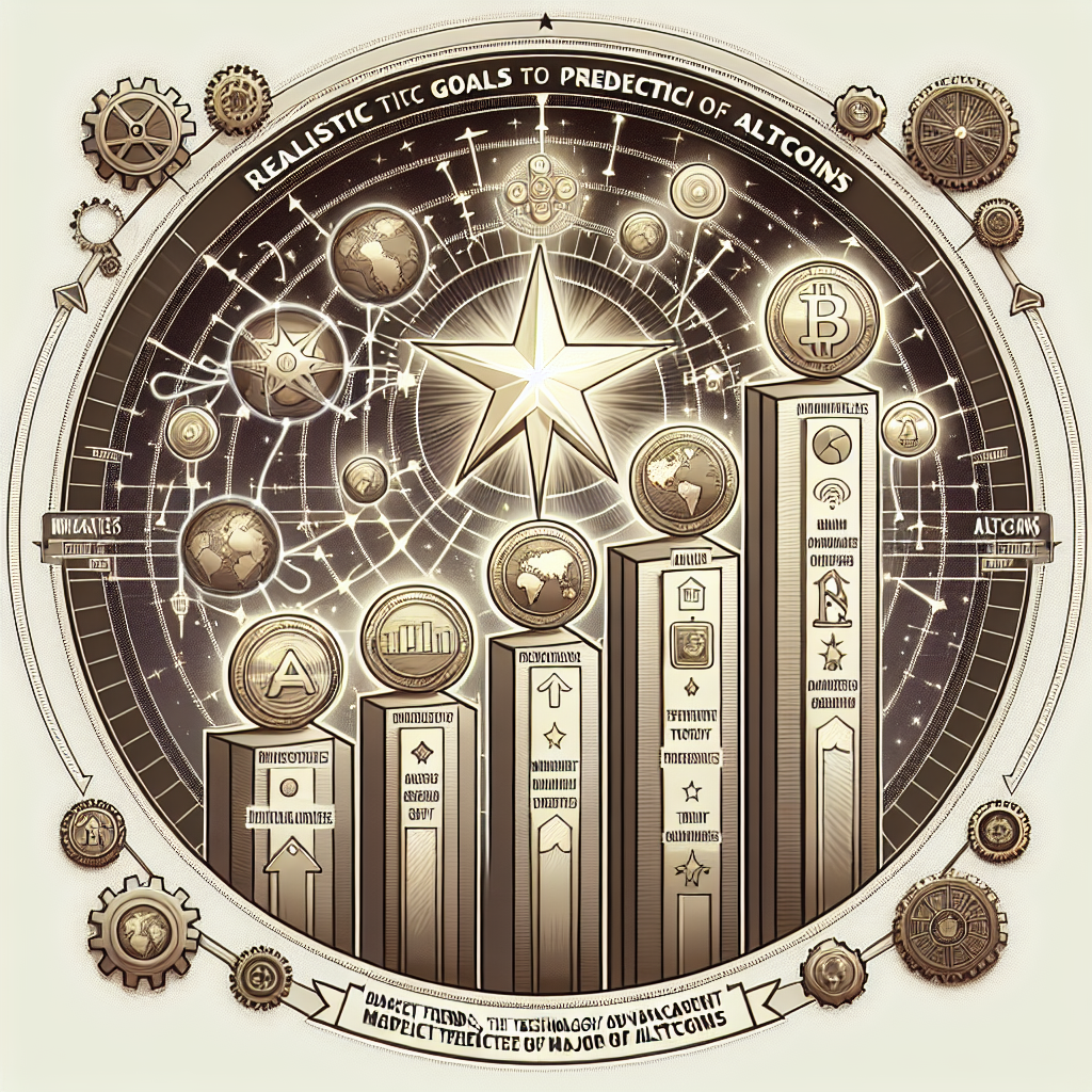 Objetivos realistas para predecir el crecimiento de las principales Altcoins.