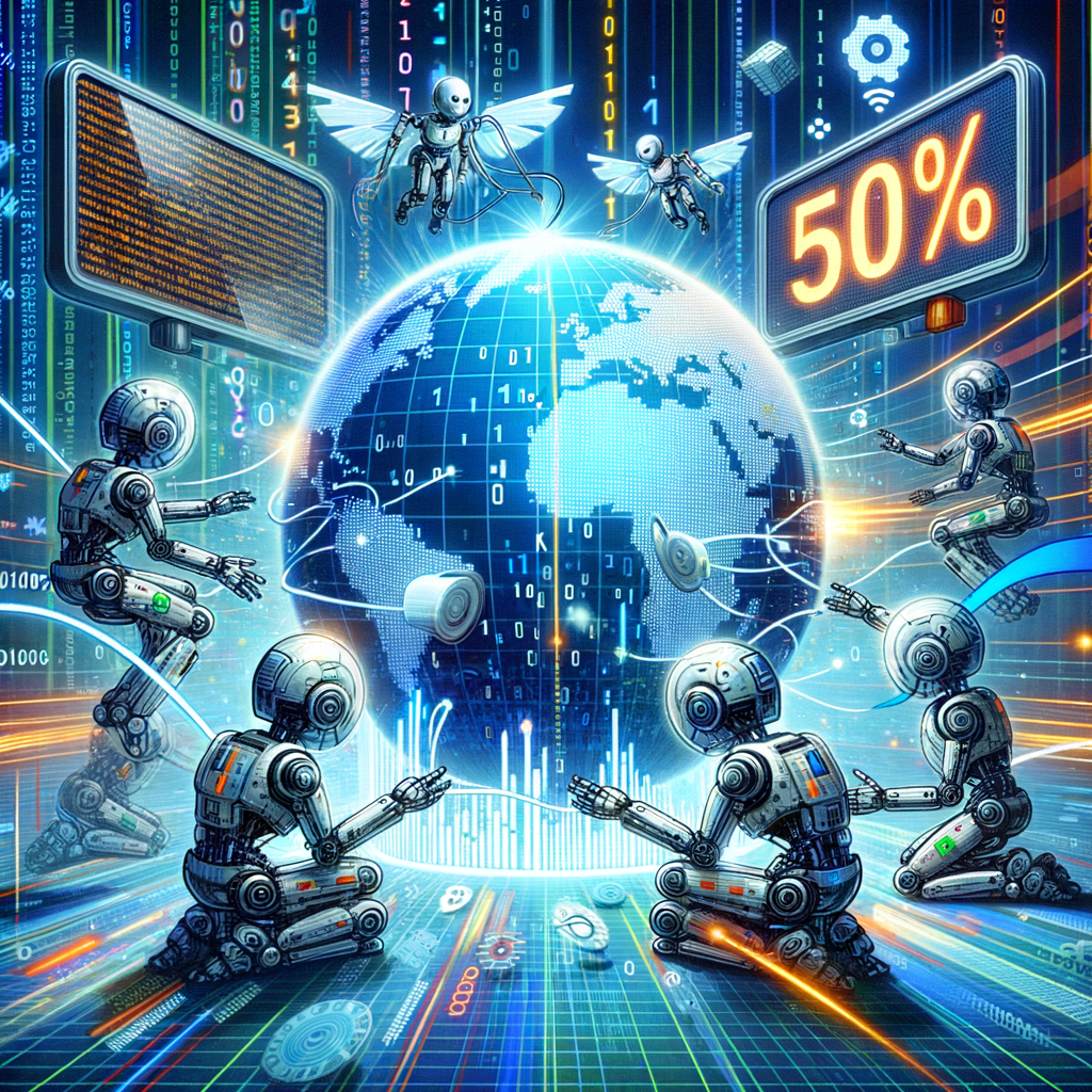 Bots de IA saturan Wikimedia con incremento del 50% en ancho de banda