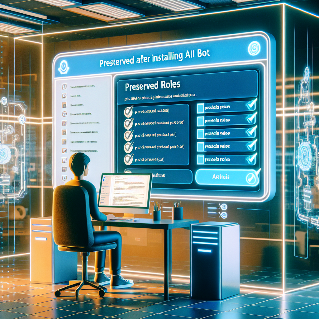 Roles conservados tras instalar bot de IA
