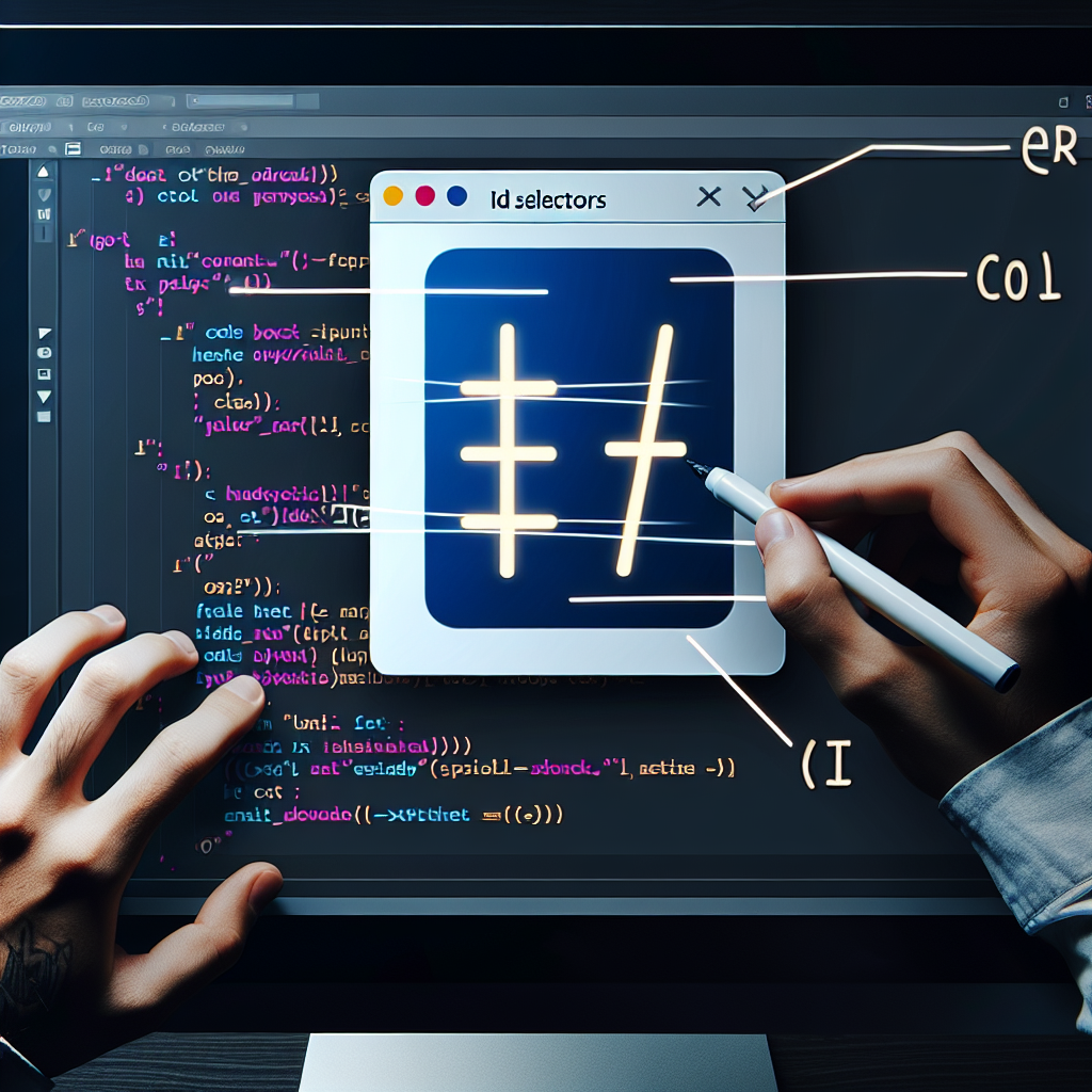 Selector de ID en CSS: Por qué el # no es solo una moda