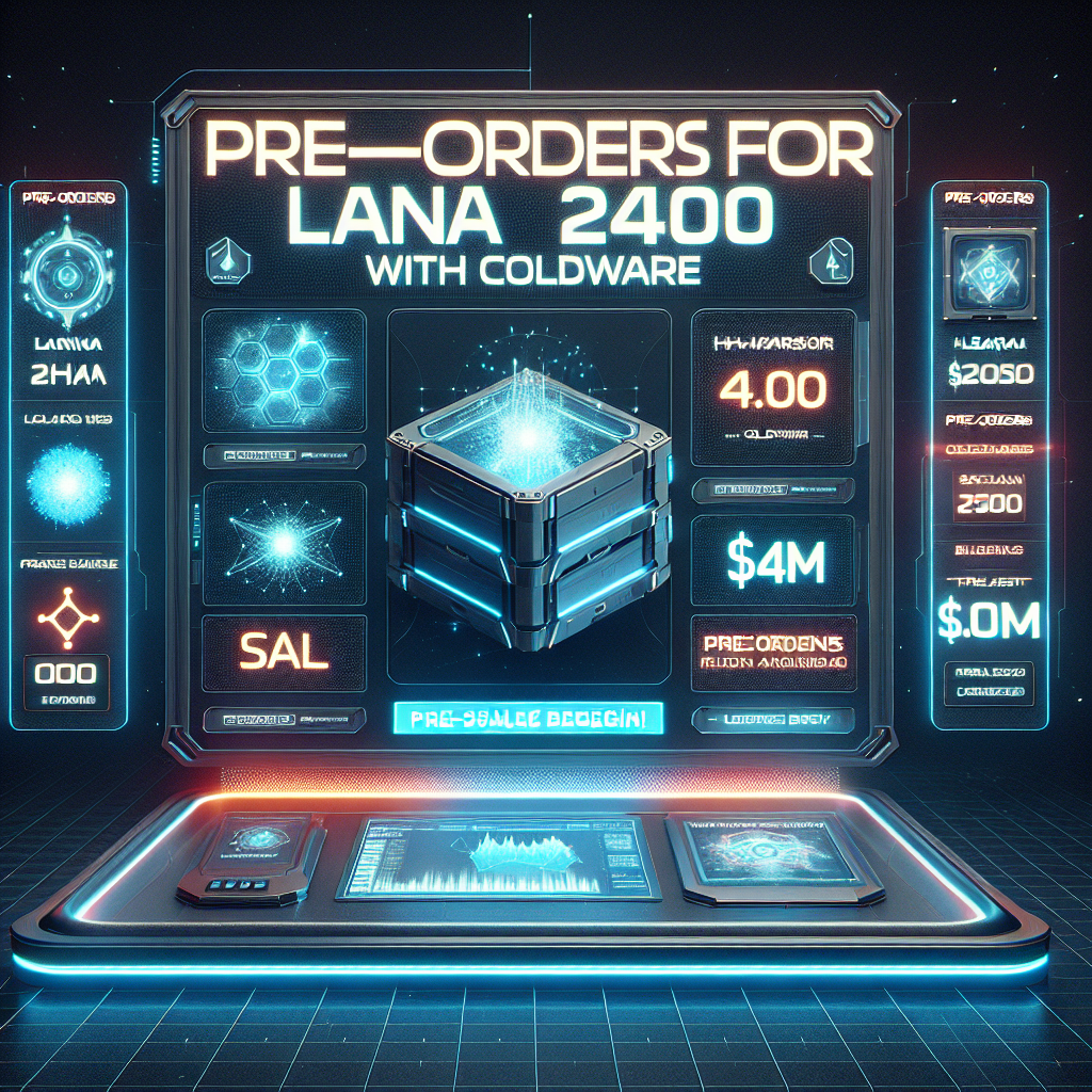 Inicio de pedidos anticipados Larna 2400 con Coldware superando los $4M en preventa