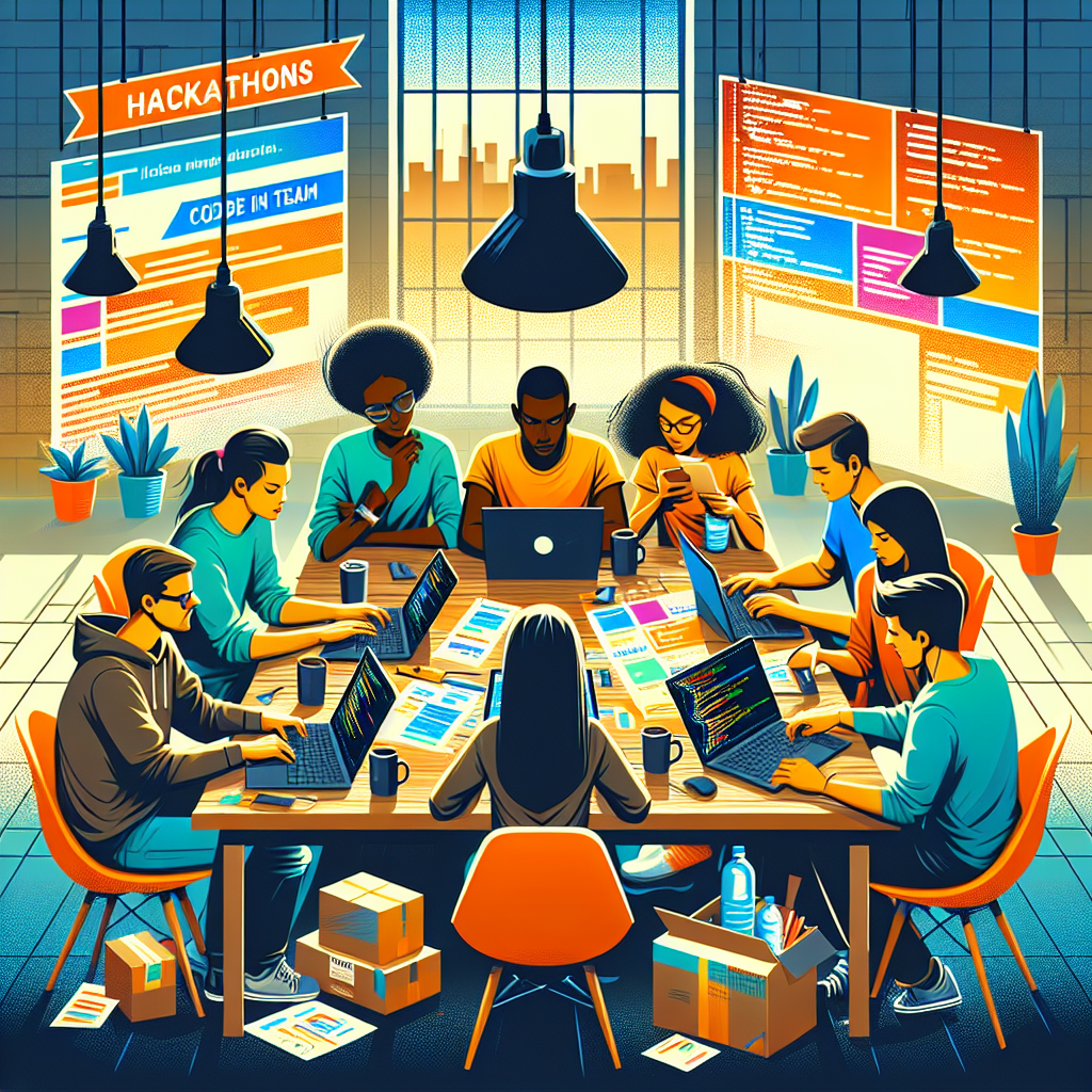 Hackatones: código en equipo