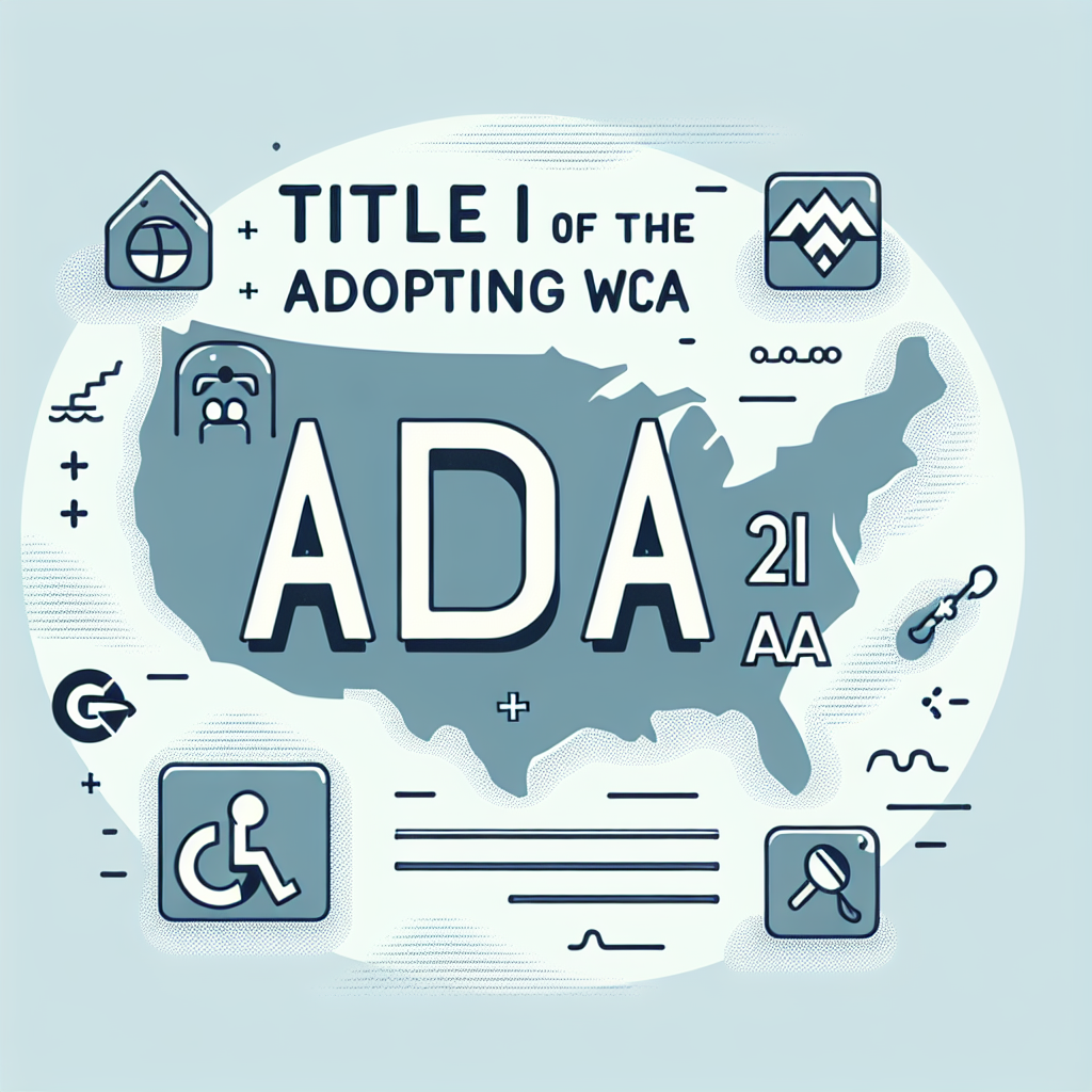 Título II de la ADA: Adoptando WCAG 2.1 AA