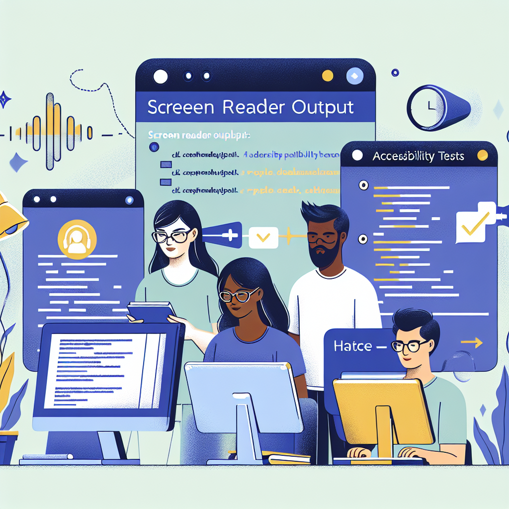 Cómo realizar pruebas de accesibilidad con lectores de pantalla