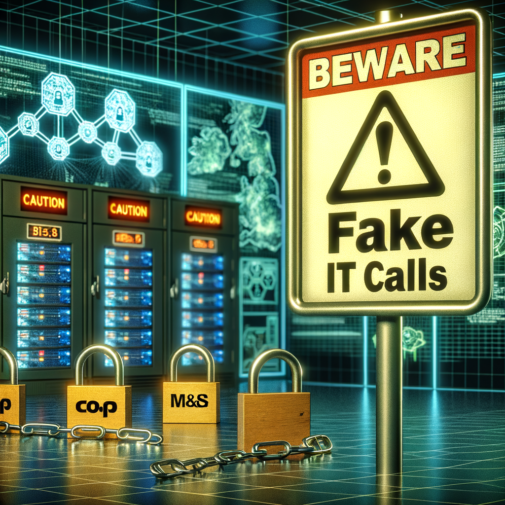 Cuidado con las llamadas falsas de IT después de los hacks de Co-op y M&S, advierte centro cibernético del Reino Unido