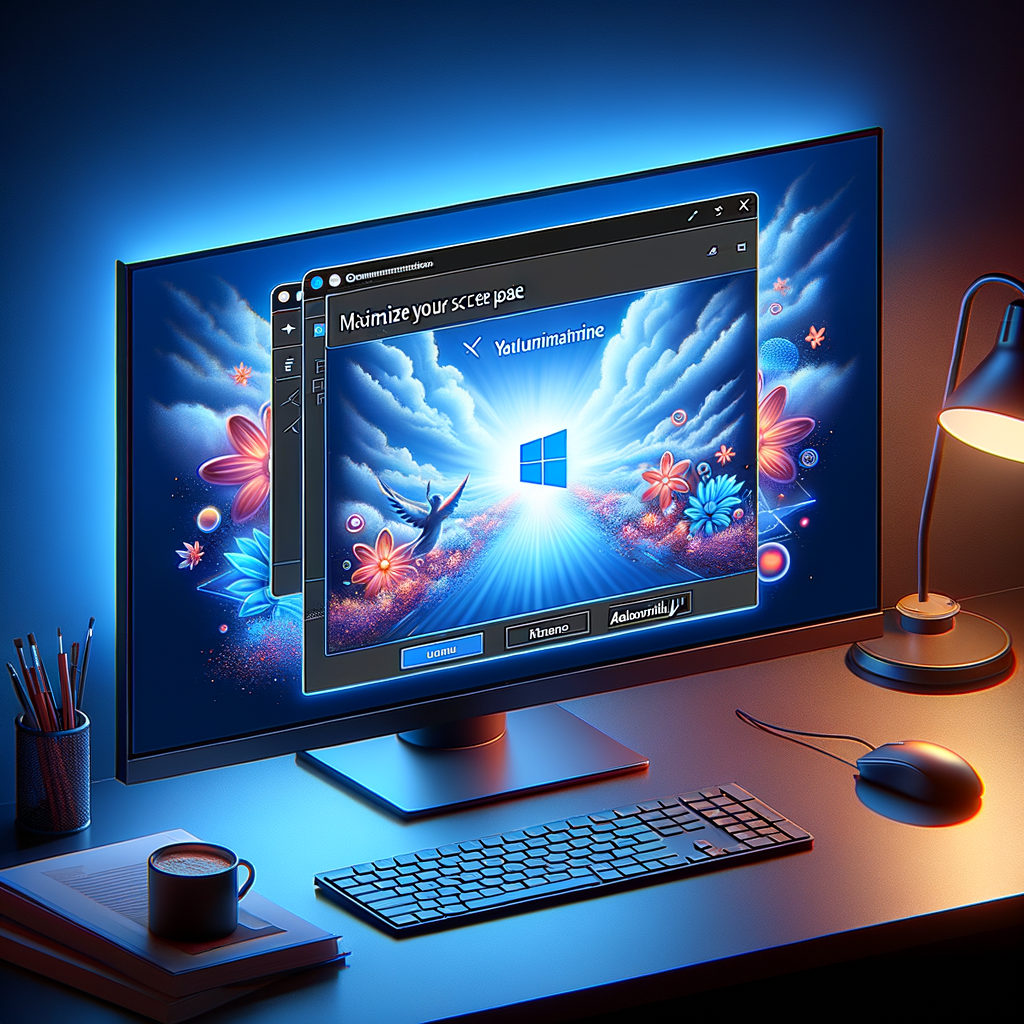 Maximiza tu espacio en pantalla: Oculta automáticamente la barra de tareas en Windows 11.