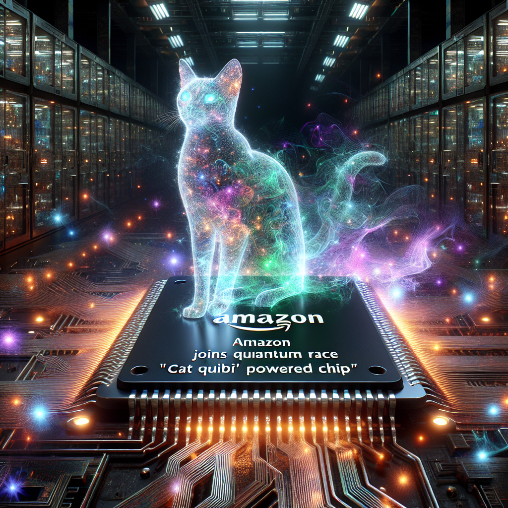  Amazon se une a la carrera cuántica con chip de cúbit gato