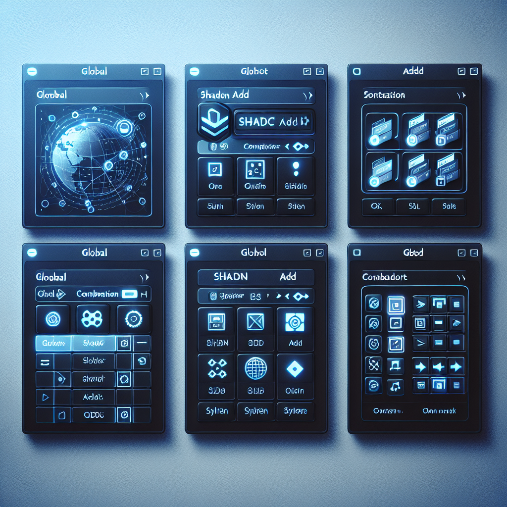 Atajo global de shadcn add para todos los gestores de paquetes