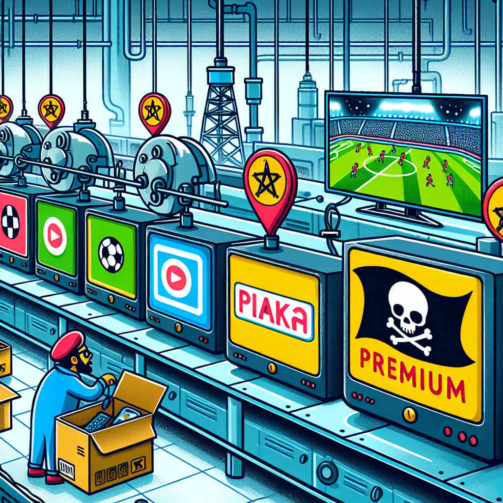 Fútbol y otros programas de televisión premium están siendo pirateados a gran escala industrial