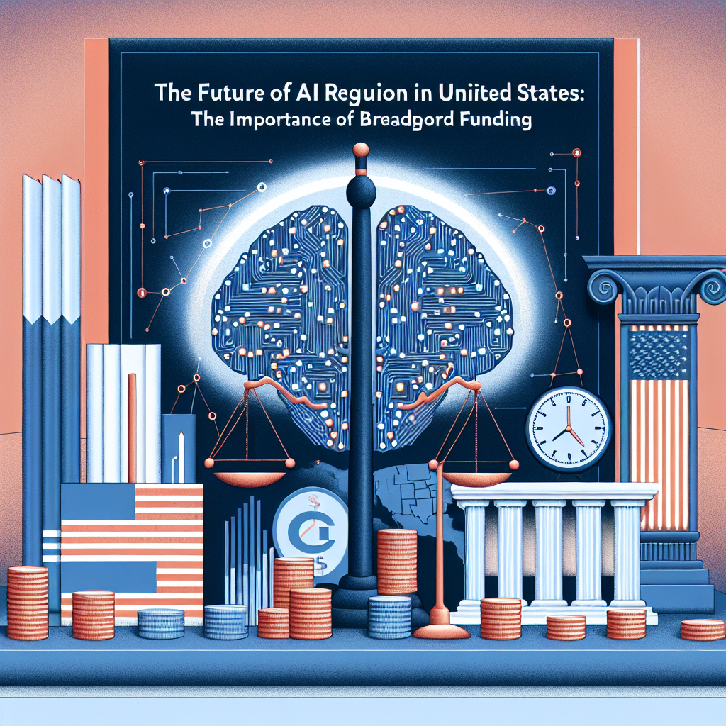 El futuro de la regulación de la IA en Estados Unidos: importancia del financiamiento de banda ancha.