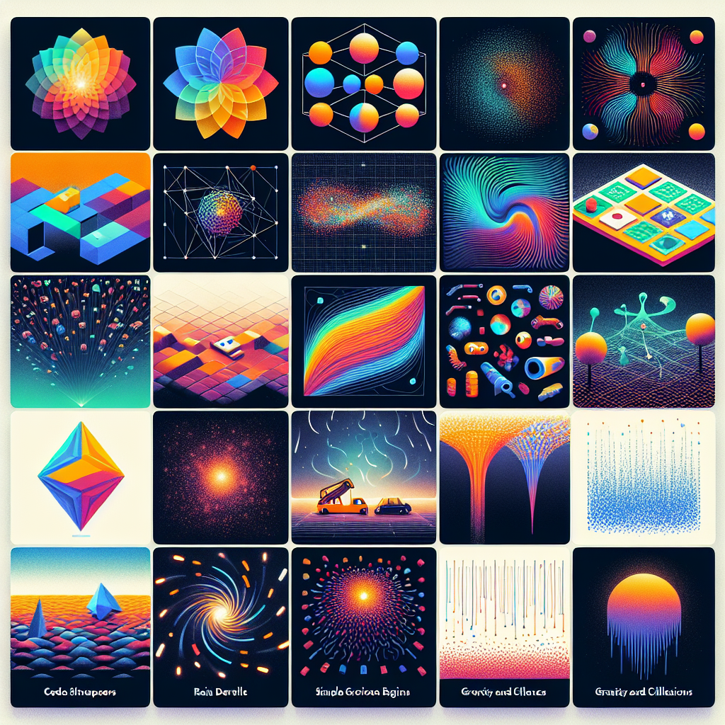 25 increíbles experimentos en canvas en HTML5