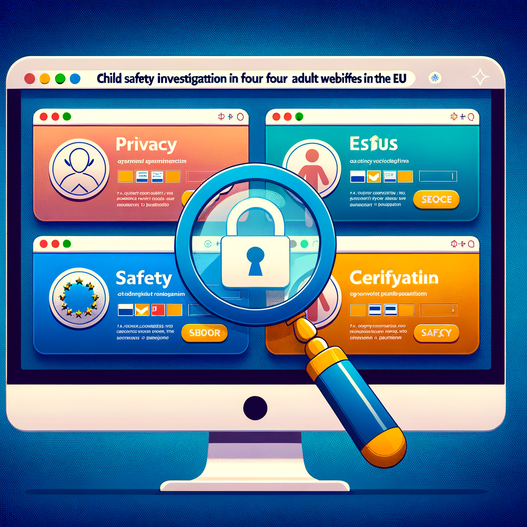  Investigación de seguridad infantil en cuatro sitios web para adultos en la UE