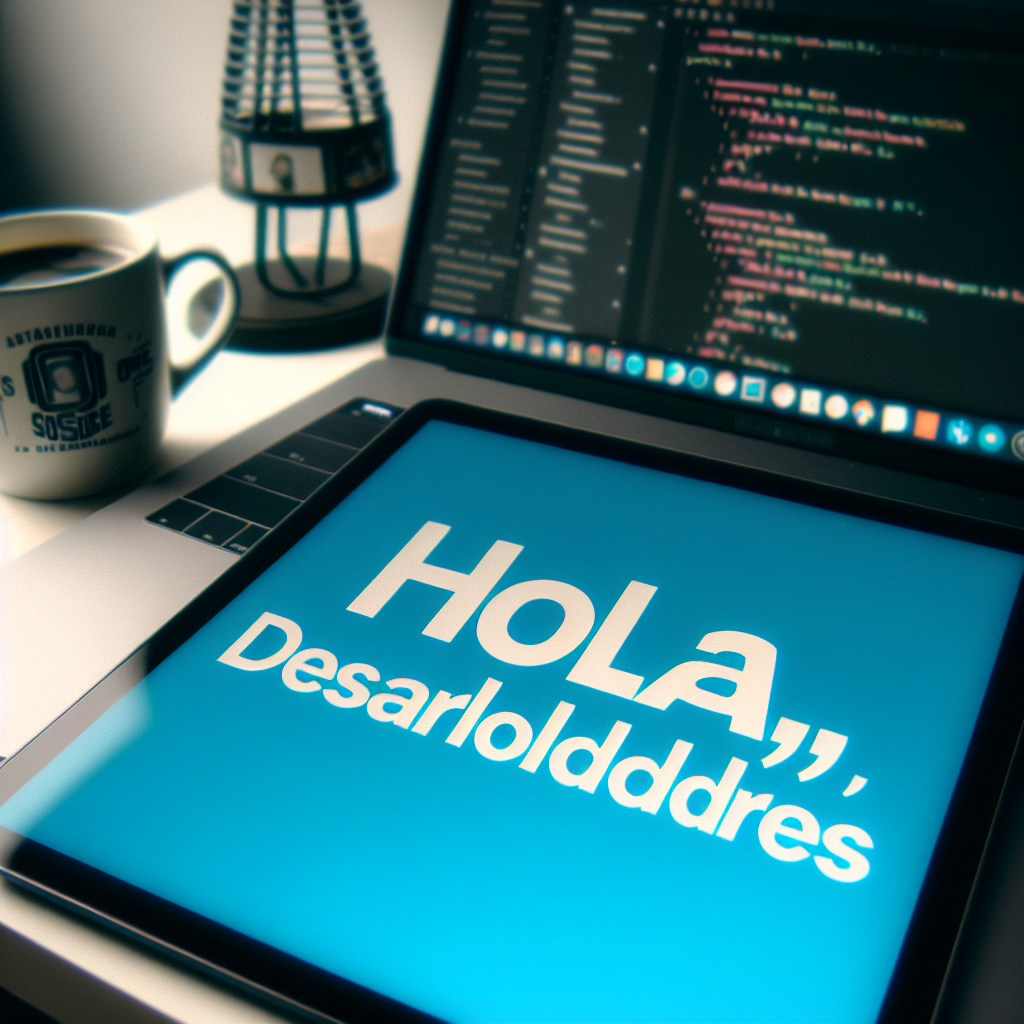 Hola, desarrolladores