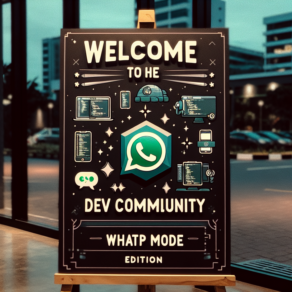 Bienvenido a la Comunidad DEV – Edición WhatsApp