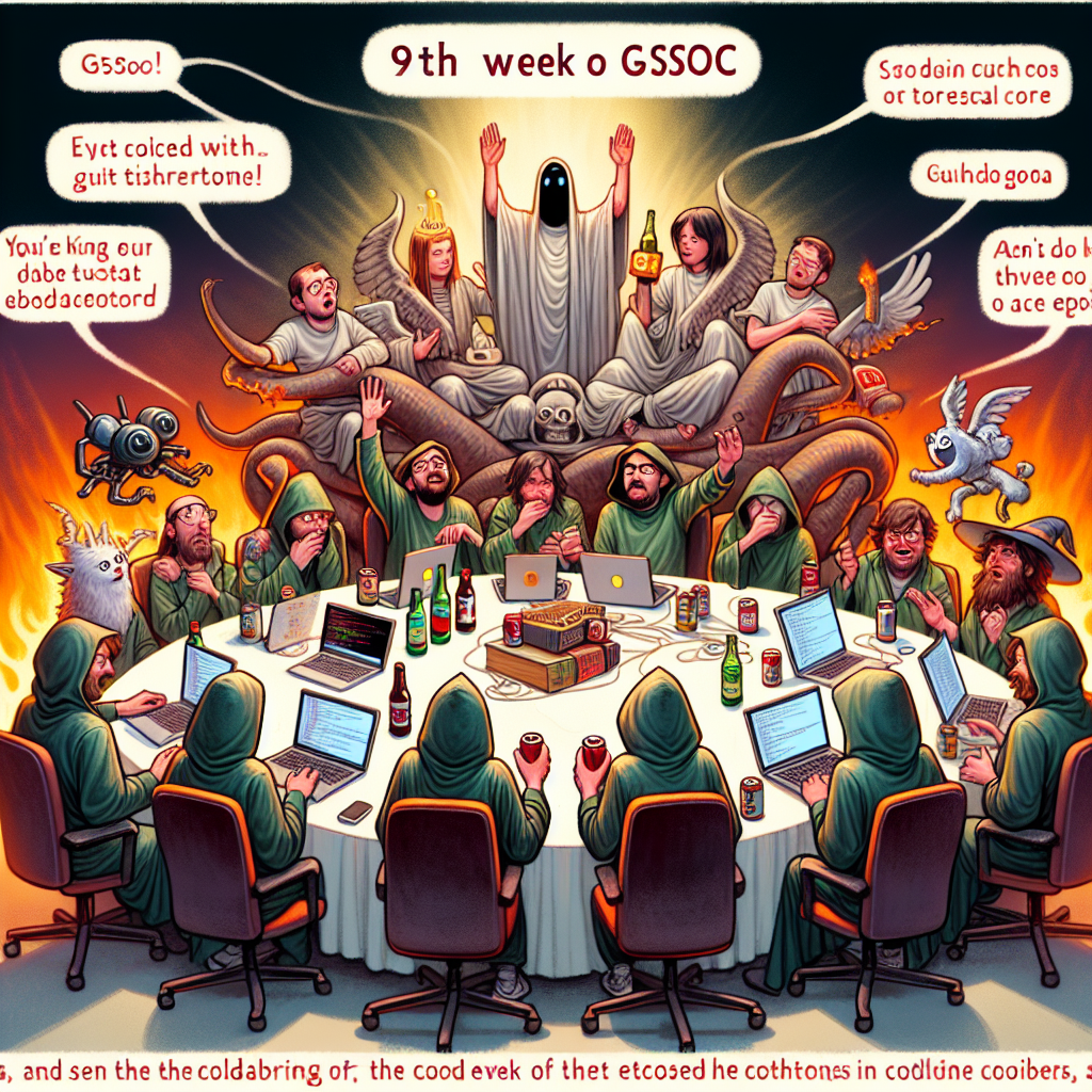 GSoC Semana 9: Errores, Colaboración y Glitches Graciosos