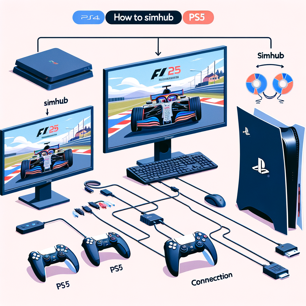 Cómo configurar SimHub con F1 25 para PS5.